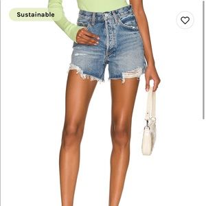 AGOLDE Dee High Rise Short in Riccochet Size 26